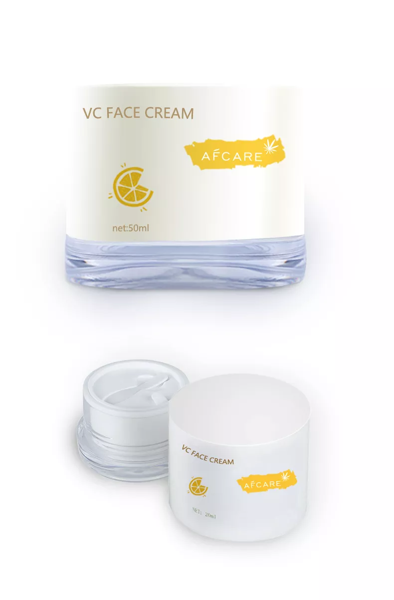 Crema para el rostro Blanqueador antienvejecimiento sin crueldad y ácido hialurónico Vitamina C Crema facial para eliminar el melasma