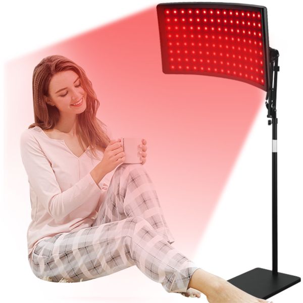 24w Fat Burning Pain Relief Control LED Therapy Panel Lamp with Logo Light and Stand