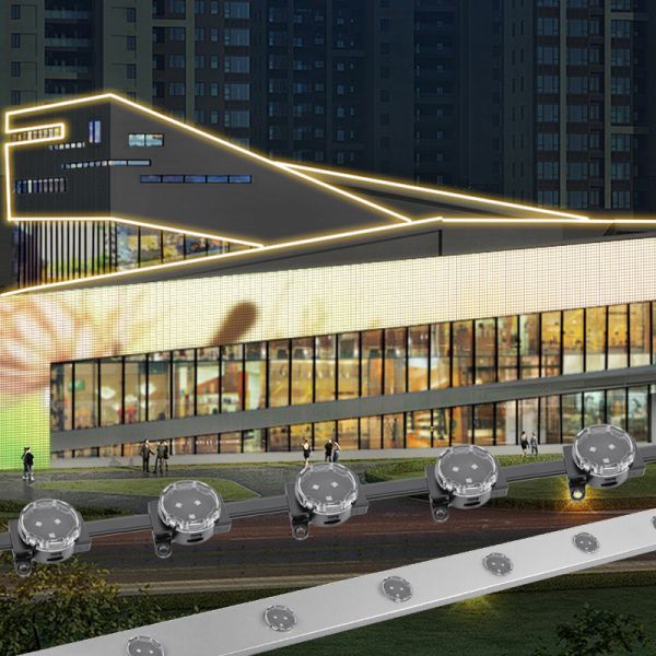 Bestselling 30mm LED Point Light RGBW Waterproof APP Voice Control IP67 Multi Color Point Source