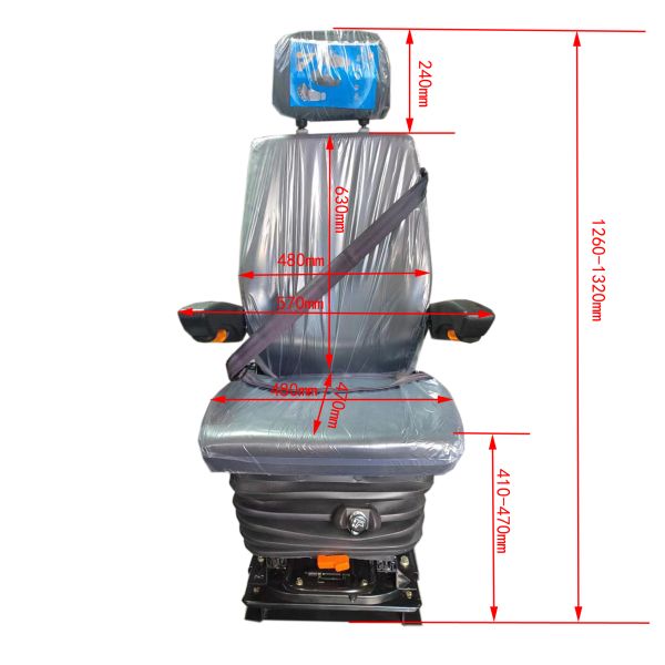 Modifiable Air Suspension Seats Mechanical 360 Rotation Air Ride Seats