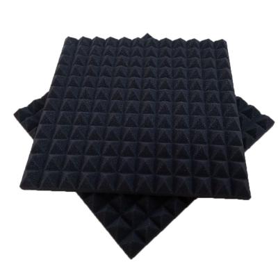 L'insonorisation acoustique de mousse de polyuréthane lambrisse 25 X.25 X 5 cm