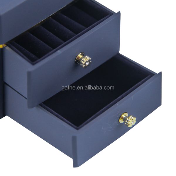 Emballage personnalisé en vrac de boîte de Noël de boîte-cadeau de bijoux de Saint-Valentin