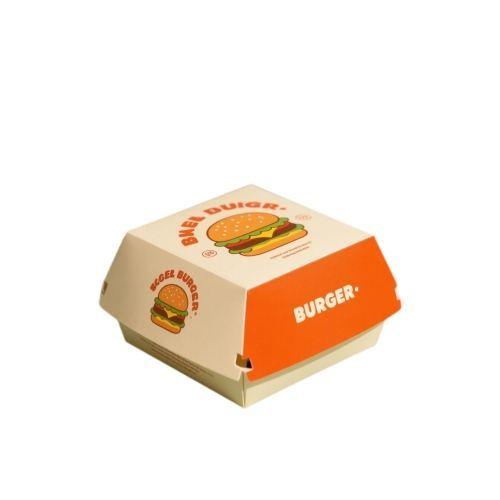 Customized Paper Food Packaging Boxes-Hot Price Food Grade Disposable Food Containers Hamburger Boxes
