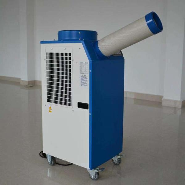 Single Duct Spot Air Cooler 3.5KW Manual Function Against Walls On 3 Sides