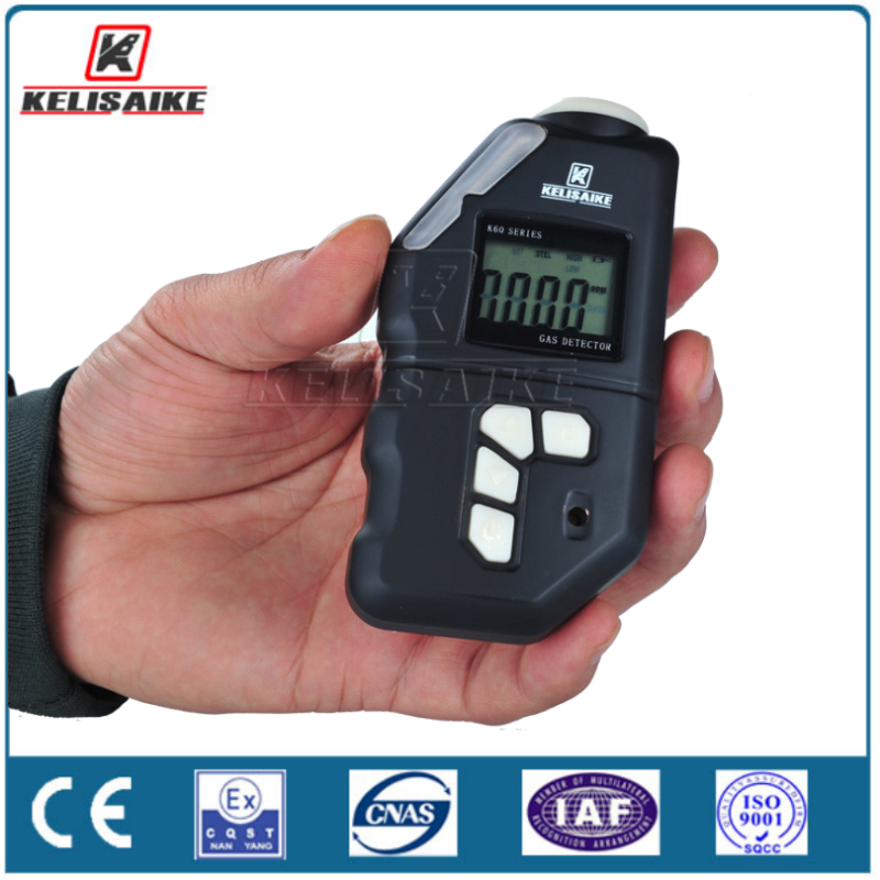 Kelisaike K60 Portable Gas Detector H2S Gas Analyzer with CE Certificate Exdib IIC T3 Explosion-Proof Grade