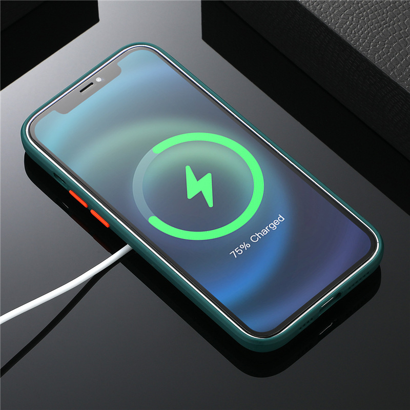 8mm Induction Metal leans Magnetic Phone Case For 6.5 Inch IPhone