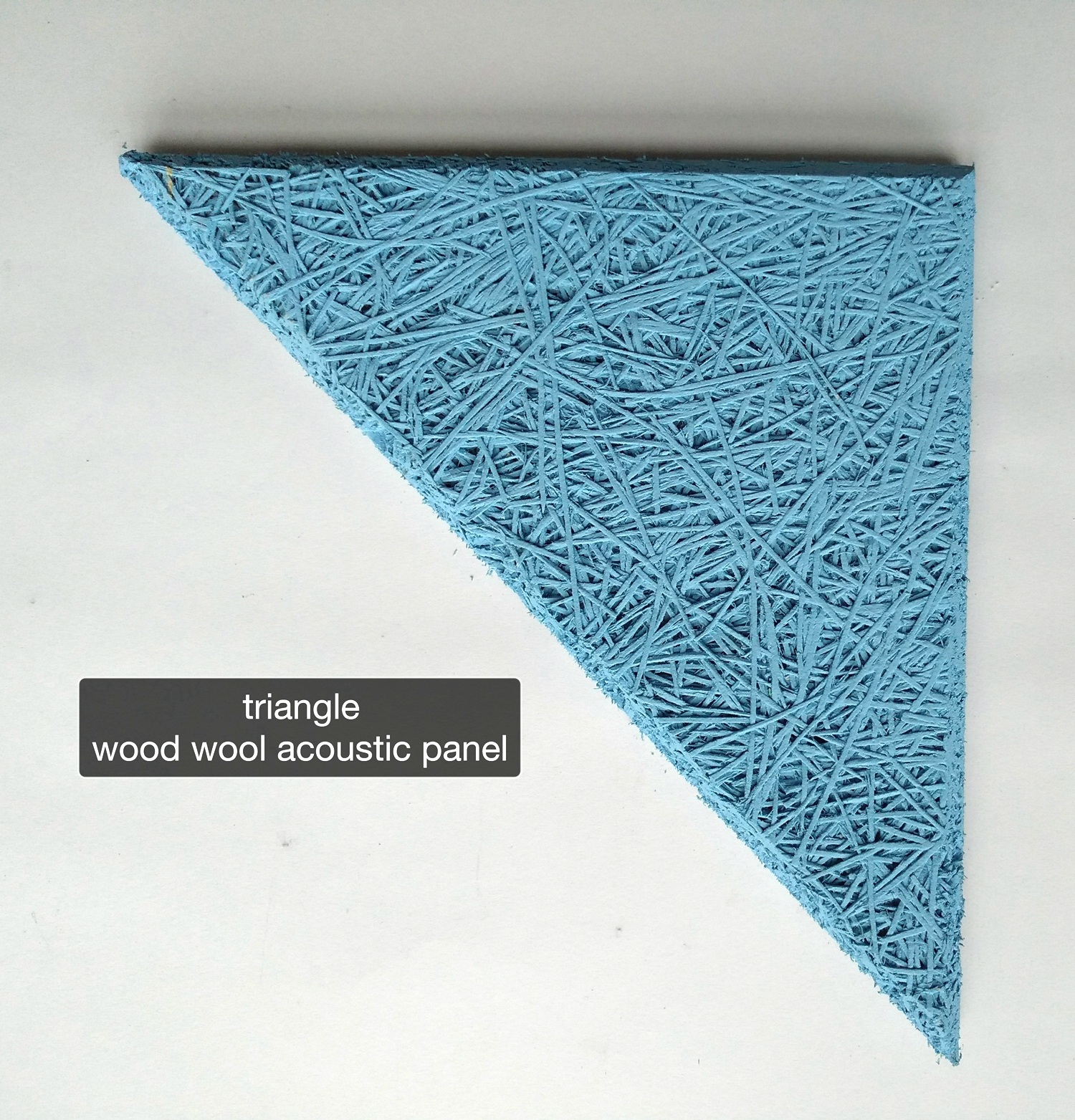 Panel acústico paralelo interior de lana de madera