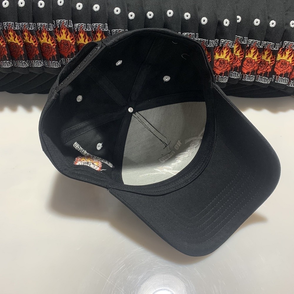 Customized 5 Panel 3D Puff Embroidery Logo Baseball Caps Structured Cotton Design Hat