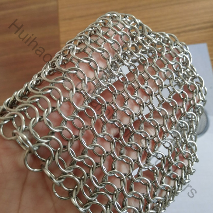 Скребки из кольчужной сетки из нержавеющей стали 7