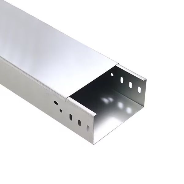 100-800mm Heavy Duty Stainless Steel Cable Tray / Solid Bottom Cable Tray