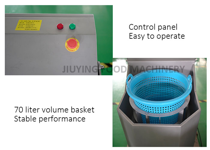Центробежная машина сушильщика закрутки салата плода обрабатывающего оборудования овоща 70L автоматическая