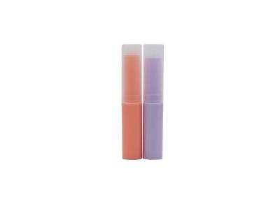Beauty Package Slim Lip Balm Tubes 3.5g PP Pink Lip Balm Container