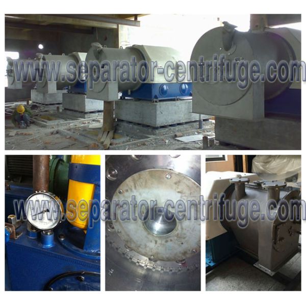 Continuous basket centrifuge 2Stage Pusher Centrifugal Machine For Salt Separation