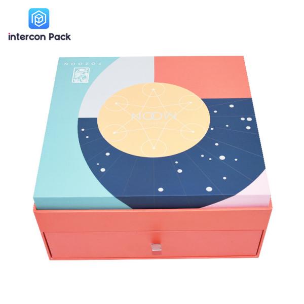 TUV Magnetic Closure Gift Box , Environmental Friendly Cardboard Drawer Box