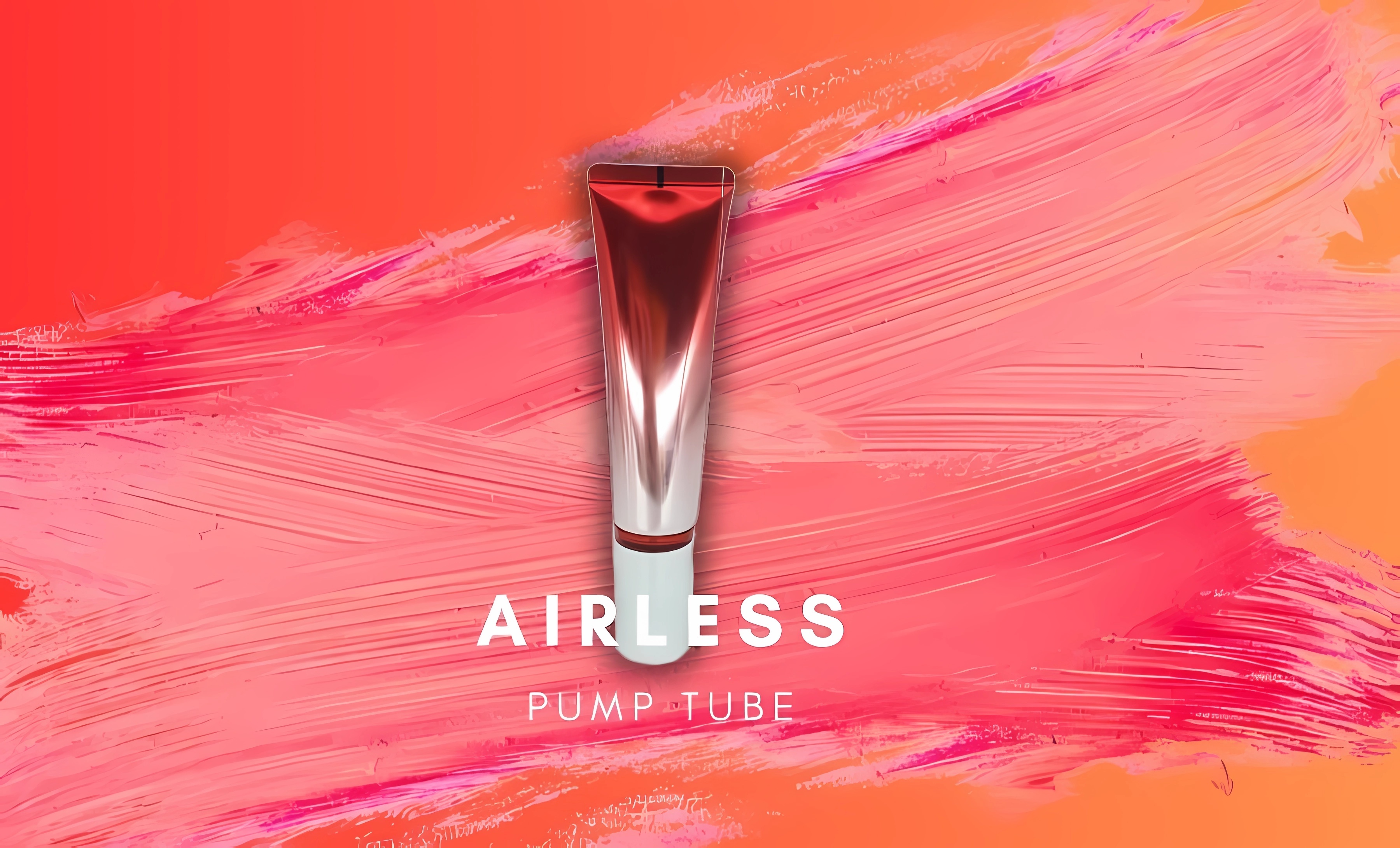 Wholesale D25mm Empty Airless Vacuum Pump BB Cream Tube Custom Cosmetic Squeeze Soft ABL Tube for Lip Gloss Container Tube