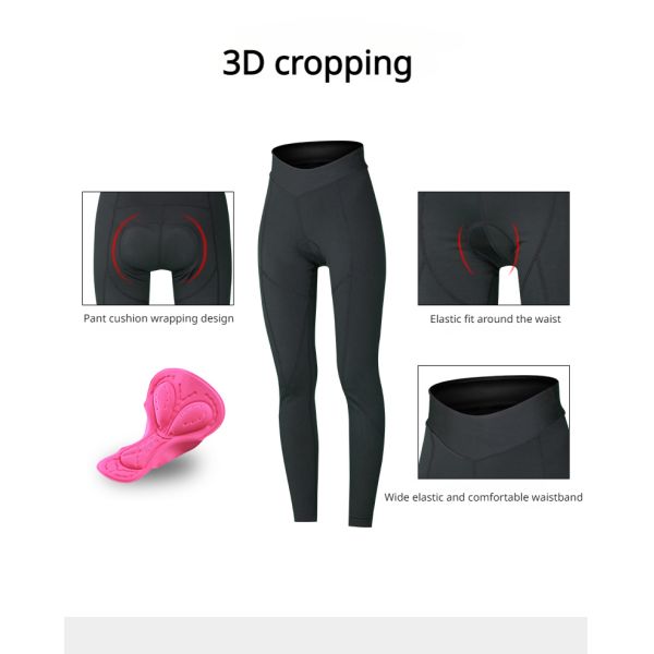 Cycling pants, women's solid color spring and summer trousers, mountain road bikes, cycling clothes, cycling trousers
