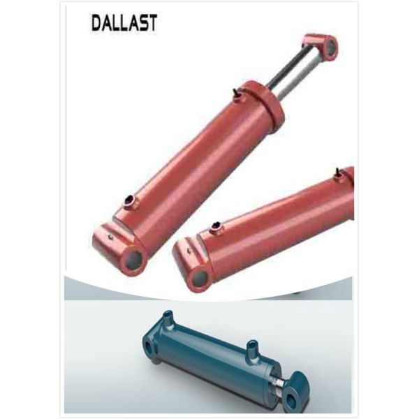 Acero inoxidable soldado con autógena pistón de actuación doble Rod de los cilindros hidráulicos