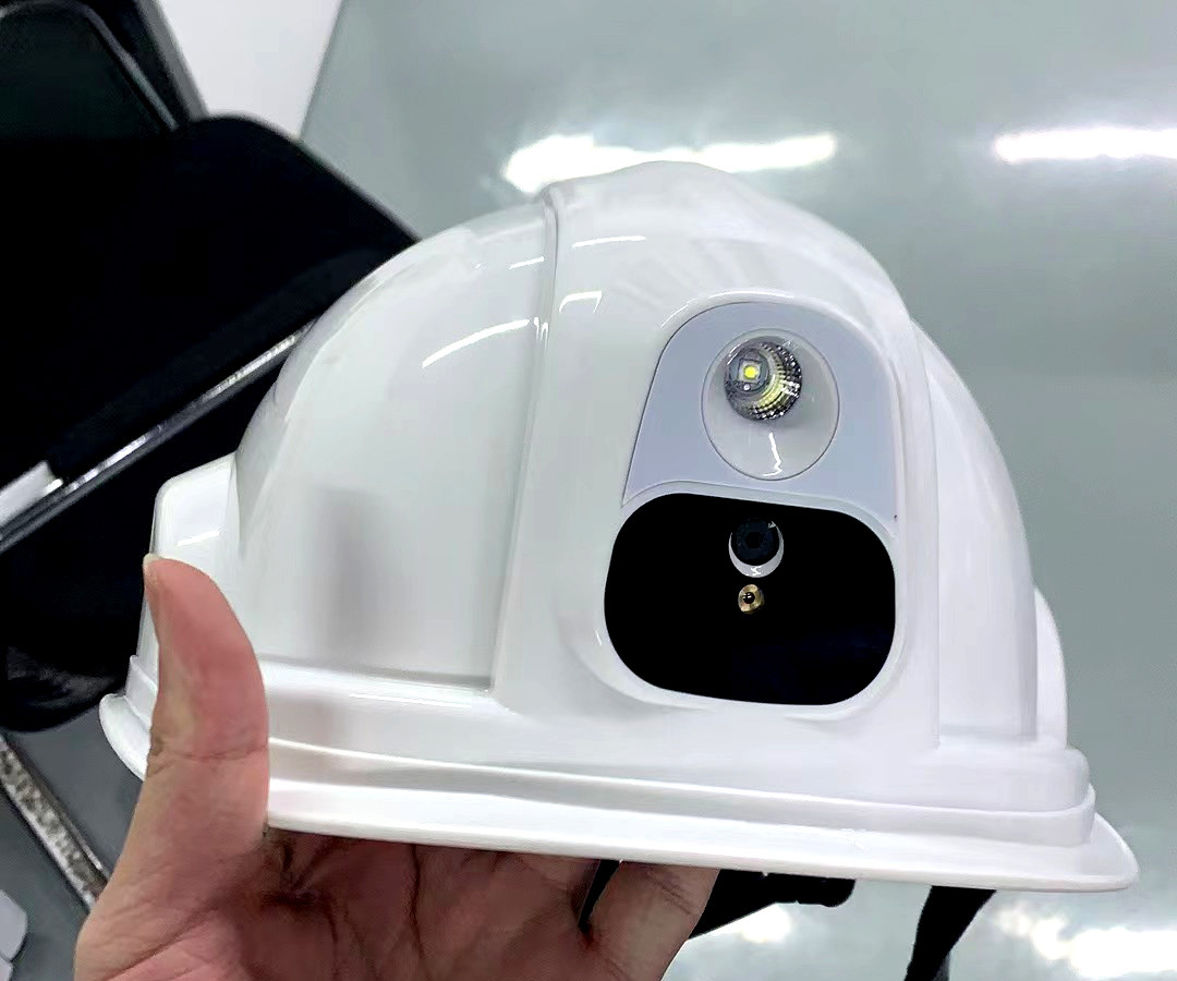 Поток в реальном маштабе времени камеры 4G GPS Wifi шлема MTK6739 SOS для минируя конструкции