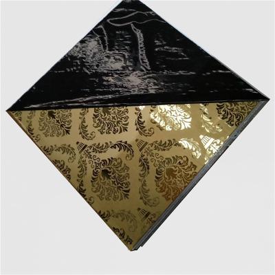 etched pattern stainless steel Decorative Mirror Stainless Steel panel