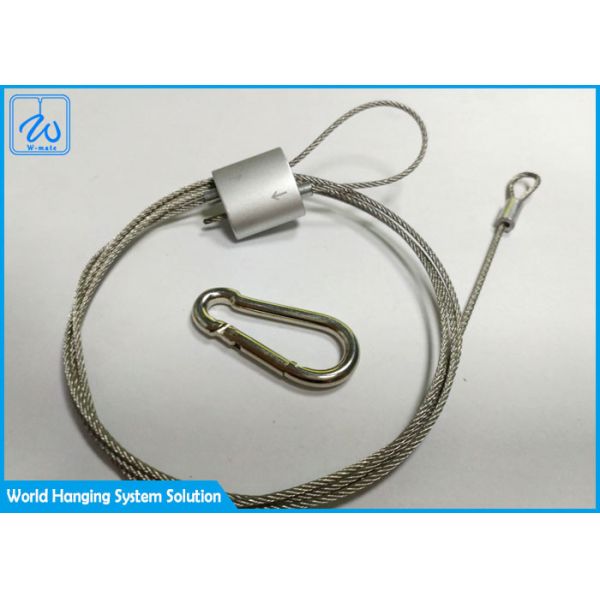 Набор подвеса воздуха с веревочкой провода нержавеющей стали струбцины веревочки провода Gripper кабеля