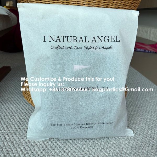 stencil tissue paper Bag, Stencil paper bag, Glassine Paper, Custom Printing Cotton Paper Biodegradable Compostable PLA Corn Starch CPE EVA Eco Friendly Zipper Garment Plastic Clothing Packaging Bag