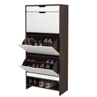 Armoire à chaussures en bois avec tiroirs