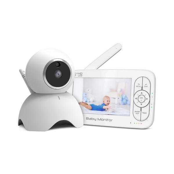 5 Inch Wireless Baby Monitor with 720p HD Display and Night Vision