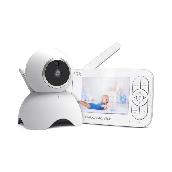 5 Inch Smart Baby Monitor with 720p HD Camera and Two-Way Talk