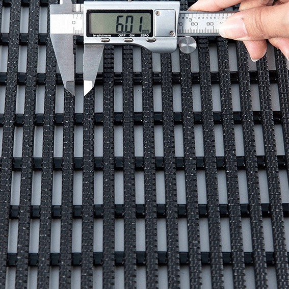 Hollow Design PVC Grid Mat with 12mm Thickness and Two Layers for Superior Drainage and Anti Slip Safety
