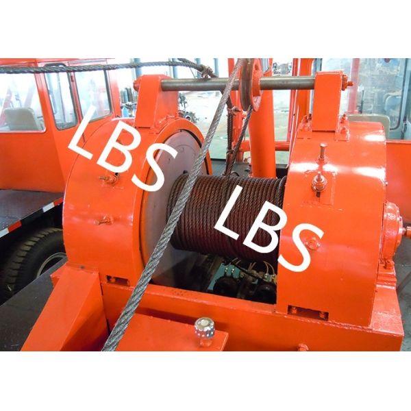 Electric / Hydraulic Crawler Crane Winch Crane Windlass Groove Drum 3 MM~190 MM Dia