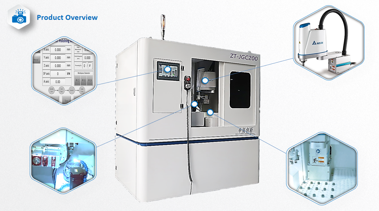 Машина лазера CNC поворачивая для PDC ZT-JGC200