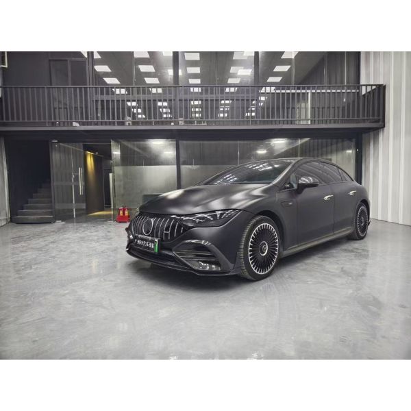 For Mercedes EQE Carbon Fiber Body Kit EQE Upgrade BS Style Carbon Fiber Front Lip Diffuser Spoiler Body Kit