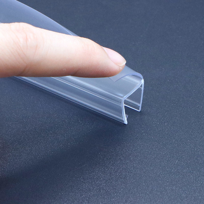 Frameless сползая PVC прокладки уплотнения двери ливня вертикальный мочит сохранение штуцеров