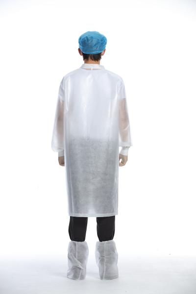 Disposable PP Dust Proof Lab Coat, Medical Disposable Lab Coat in polypropylene non woven fabric