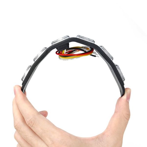 6LED Surface Mount Strobe Lights 18W LED Side Marker Lights IP67