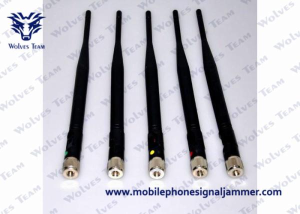 Black Cover Wifi Signal Jammer Easy Carrying Large Jamming Range 40 Meters