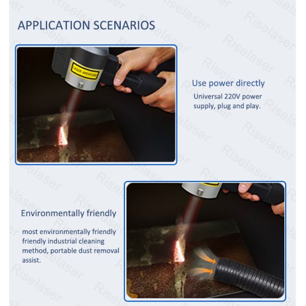 Машина для очистки чемоданов из волоконного лазера 100 Вт 200 Вт для строительной промышленности