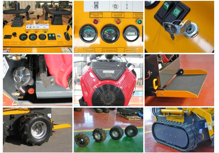 Затяжелитель кормила скида компакта топлива машины/нефти почвы конструкции или фермы