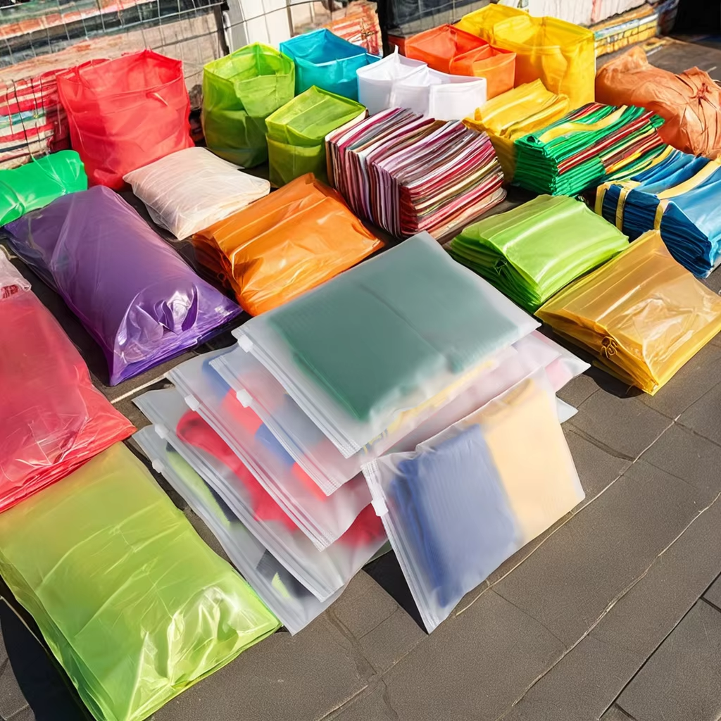 Custom Clothing Bags Ziplock Bags Security Feature Gravure Printing for Shoes Socks Packaging Frosted PE Plastic Custom Logo