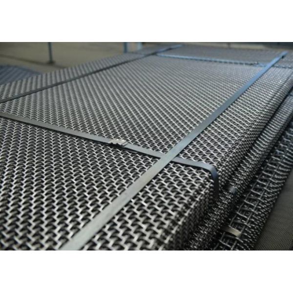65mn Vibrating Screen Mesh Panel 30m X 2m For Aggregates Screening