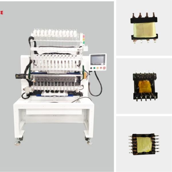 High Precision Transformer Bobbin Winding Machine 12 Spindles XT-TW1270