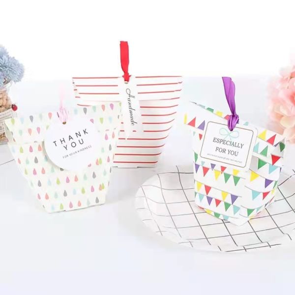 Напечатанный логотип на заказ для вечеринки. Подарочная сумка для детей.