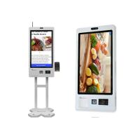 Quiosco del registro del visitante del servicio del uno mismo máquina que ordena de los alimentos de preparación rápida de 19 pulgadas