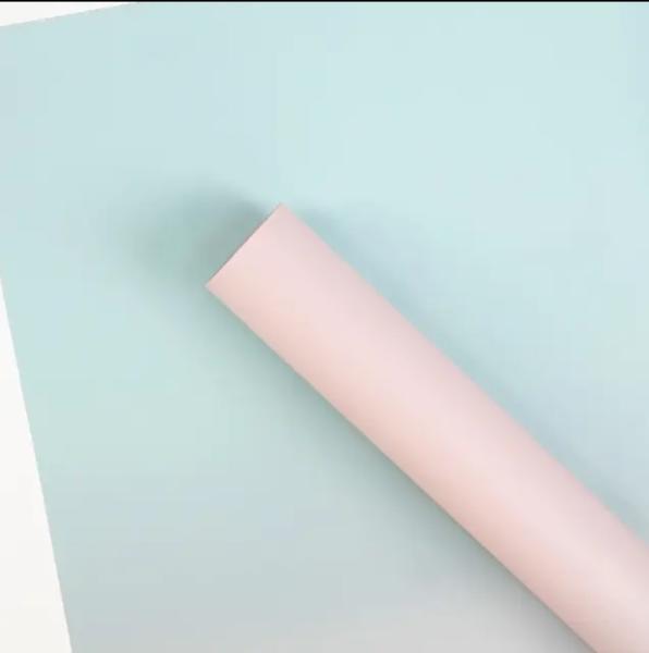 2024 Papel de embrulho de presentes de flores de dois lados Glorious Youth Graduated Color Wrapping Paper Bouquet Materiais de embalagem