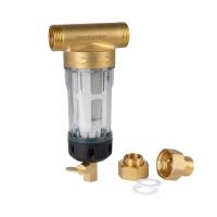 Filtro de sedimentos de retrolavado reutilizable de primera calidad con raspado de doble cara para una limpieza profunda y protección para toda la casa