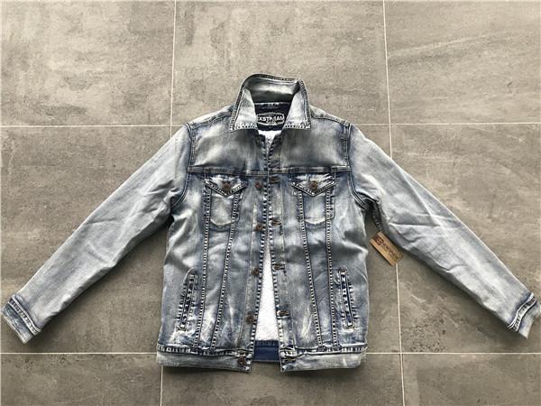 Popular Light Wash Denim Jacket Mens Sherpa Lined Trucker Jacket TW76524