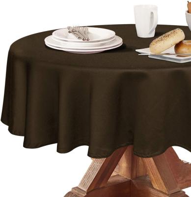 Nappe ronde en plastique de impression faite sur commande de la vente directe PEVA d'usine pour le Tableau propre