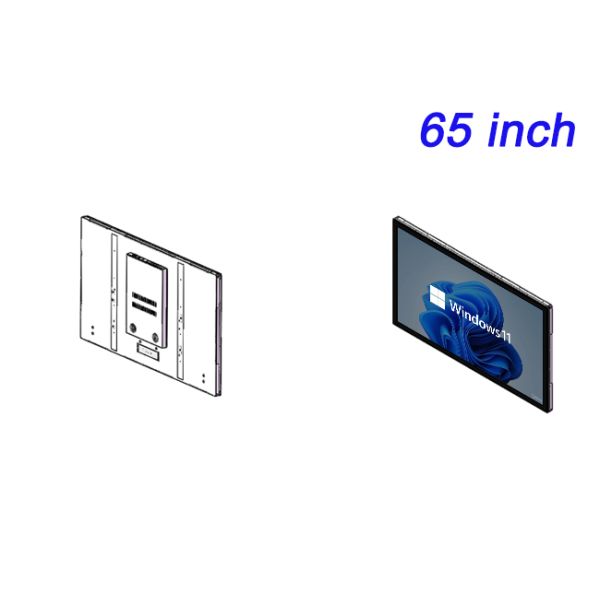 65 inch Cheap All in One Pc Industrial Panel Mount Monitor for Outdoor Lockers and Self-Service Kiosks