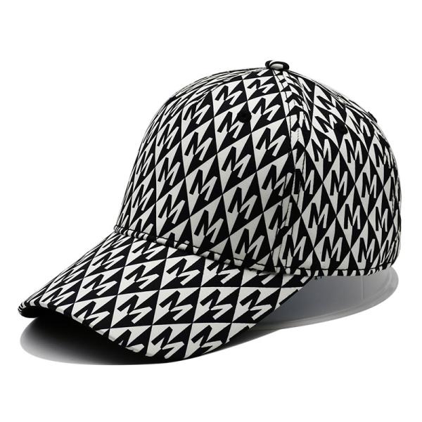 Customized Flat Embroidery Golf Hat Snapback Nylon Webbing Metal Buckle