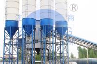 110kw HZS180 planta de tratamento por lotes concreta automática, peso da planta 80T do cimento da pequena escala Plb4800